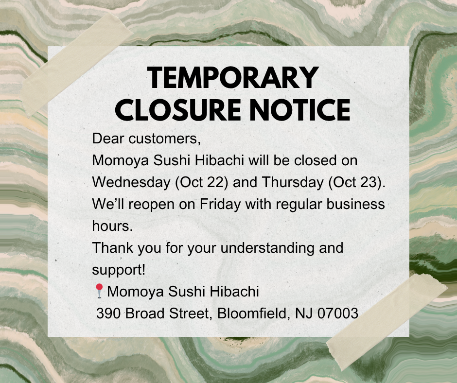 Temporary Closure Notice